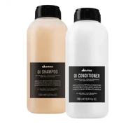 Davines OI Kit grand format : Shampooing et Après-shampooing 1000ml - Hydratation et brillance longue durée