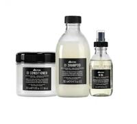 Davines OI Kit Shampooing, Après-shampooing et Huile - Hydratation et Brillance pour tous types de cheveux
