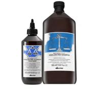 Davines Rebalancing Kit Grand format : Shampooing 1000ml et Cleansing Treatment - Pour cheveux gras et cuir chevelu gras