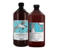 Davines Wellbeing Kit Grand format : Shampooing et Après-shampooing 1000ml - Pour tous types de cheveux