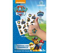 Davipharma Tatouages Boîte Citronnelle Patte Patrouille Citronnelle Bleu Patrouille