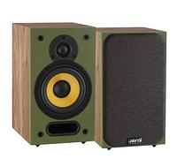 Davis Acoustics Enceinte bibliothèque Ariane 1 Vert / chêne clair – vendues par paire