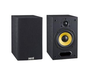 Davis Acoustics Mia 20 Noir - Paire d'enceintes étagère 2 Voies/2 Haut-parleurs
