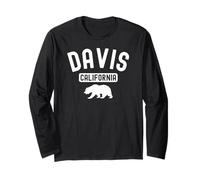 Davis California Republic Bear rétro Norcal Sacramento SF Manche Longue
