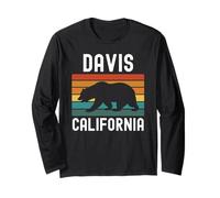 Davis California Republic Bear rétro Norcal Sacramento SF Manche Longue