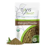 Davis Finest Poudre de Bhringraj Soin Cheveux Naturel de Pousse, Masque Cheveux Bio Chute de - plus Longs, plus Forts, plus Épais, plus Brillants 100 g