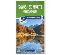Davos - St. Moritz / Oberengadin 36 Wanderkarte 1:40 000 Matt Laminiert