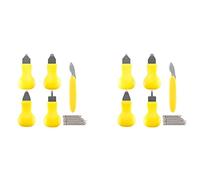 Dawafit 10 pièces de réparation de couteaux d'extraction pour ouvre-boîtier arrière de montre, différentes tailles, 10 unités