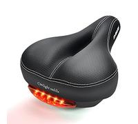 DAWAY Siège de vélo Confortable pour Hommes et Femmes - C99 Selle de vélo Large rembourrée en Mousse à mémoire de Forme, imperméable, à Double Ressort, Doux, Respirant, adapté à la Plupart des vélos