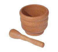 DAWCBVJQ 11,4x11,4x9,5 Cm Ensemble Mortier Et Pilons Bol De Broyage Mortier Pilons Épices Moulin À Épices Manuel Bol Ail Gingembre Broyeur À Épice Pour Broyer Les Herbes Epices Pilules