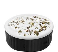 DAWCBVJQ 145 cm Couvercle De Spa Rond Gonflable PVC Housse De Spa Gonflable Couverture De Spas Couvercle De Bain À Remous Gonflables pour Centre De Spas, Auberge, Salle De Bain