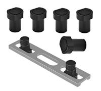 DAWCBVJQ 20mm Butées d'Établi - Insert De Positionnement en d'Aluminium | 5 Pièces Serre-Joints de Table MFT à Verrouillage Rapide,pour Menuiserie, Meulage, Sciage, Ponçage, Fraisage, Perçage,