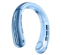 DAWCBVJQ 20x19x5,3 cm ventilateur de cou portable Ventilateur personnel portable Éventail de cou 4000 mAh refroidisseur de cou mains libres rechargeable à 3 vitesses pour les sports de camping