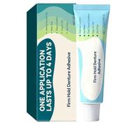 DAWCBVJQ Adhésif pour Prothèses Dentaires | 28g Fixation Sèche Résistante à l'Eau Tenue Longue Durée,Adhésif Dentaire,Pour Soins des Gencives et Appareils Dentaires Hommes Femmes