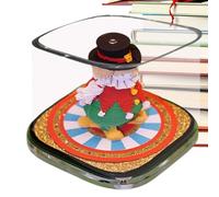 DAWCBVJQ Calendrier 3D, clown 3D découpé, bloc-notes, planificateur pour planification quotidienne, gestion du temps, suivi des corvées, maison, bureau, salle de classe, cuisine, et famille