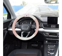 DAWCBVJQ Couverture De Volant De Voiture - Décoration pour Volant De 38 Centimètres | Housses de de Voiture Mignonnes avec Design Animal | pour Hommes Et Femmes Intérieur Véhicule SUV Hiver