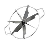 DAWCBVJQ Diviseur De Gâteau, 31x26.5x7cm Séparateur À Gâteau, En Acier Inoxydable, Trancheuse À Gâteaus Avec Poignées, Ustensile De Cuisine Pour Couper 7 Morceaux De Gâteaus Identiques