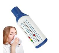 DAWCBVJQ Easy Pe-ak Flo-w Mètre pour surveiller la fonction pulmonaire - Compteur de flo-w expiratoire - Système de mesure de l'haleine - Spiromètre portable pour entraînement à la respiration