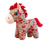 DAWCBVJQ en Peluche De Cheval | Compagnon Apaisant pour L'Heure du Coucher,Jouet en Peluche pour Thème Année du Cheval,pour Les Collectionneurs Copine Les Garçons Les Filles Le Canapé Le Lit La Fête