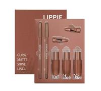 DAWCBVJQ Ensemble De Crayon À Lèvres Et Brillant À Lèvres - Rouge À De Longue Durée | Teint Labial | Pour Shopping Voyage Voyage D'Affaires Scène Rendez-Vous Rassemblement Vacances Fille