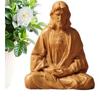 DAWCBVJQ Figurine de Jésus - Statue de Jésus-Christ - Méditation Jésus Statues Saintes - 15 Cm Figurines Catholiques, Statue du Christ Sauveur Jésus, Décoration d'église pour Fêtes, Décoration Maison