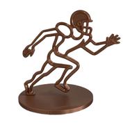 DAWCBVJQ Figurines de bureau | Joueur Art du trait Sculpture Sport - Statues Esthétique pour salon, chambre à coucher, bureau, appartement, cuisine, bar, entrée, cheminée, anniversaire, athlètes fans