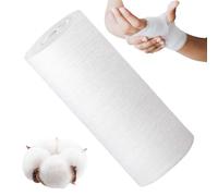 DAWCBVJQ Gaze en Rouleau - Bandage Non Adhérent en Gaze | Bandage Élastique Soin Hommes Femmes Solution pour Camping Randonnée Sport Maison