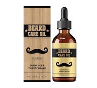 DAWCBVJQ Huile de Barbe Stimulante Croissance - 60ml Soin Parfumé Naturel Hydratant Renfort Capillaire - Huile Végétale Bio - Soin Quotidien Maison Voyage Soirée Événements Spéciaux