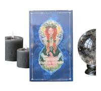 DAWCBVJQ Jeux de Tarot | Jouets de Voyance Spirituels en Papier | Ensemble de Cartes Oracle pour Divination et Intuition - pour Usage Personnel Voyage Méditation Fête Journalisation Lecture Carrière