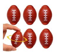DAWCBVJQ Jouets de Football | Lot de 5 balles rotatives relaxantes en Forme de Ballon de Rugby pour Adultes - Remplisseurs de Sacs Goodie pour Cadeau d'anniversaire, Cours sensoriels, soirée à thème,