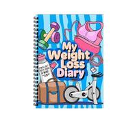 DAWCBVJQ Journal minceur pour femme | Journal intime pour objectifs de fitness | Journal de régime de 12 semaines pour la nutrition, la maison, la gym, l'entraînement, les repas, le bien-être, les