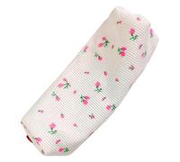 DAWCBVJQ Lot de 2 trousses à crayons en forme de fleurs, 20 x 5 x 5 cm, avec fleurs, trousse esthétique, trousse à crayons, pour filles, petite trousse mignonne, , Voir description, Voir