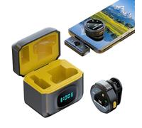 DAWCBVJQ Microphone Mini | Microphone Magnétique à Clip - 12H Autonomie Réduction du Bruit pour Vidéo Live Chant Musique Réseaux Sociaux