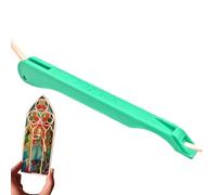 DAWCBVJQ Outil de film manuel pour vitrail - Outil de film de cuivre pour vitrail - Dérouleur de ruban adhésif pratique en cuivre - Outil coloré fait main en verre - Applicateur de ruban de feuille de