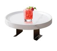 DAWCBVJQ Plateau de canapé avec accoudoirs en bois - 30 x 30 x 11 cm - Accoudoirs réglables - Porte-gobelet - Organiseur pour téléphone portable - Télécommande - Rangement des collations