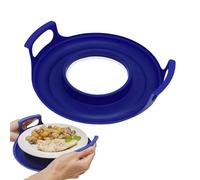 DAWCBVJQ Plateau pour micro-ondes avec poignées profilées, à micro-ondes pour chauffer les aliments, plateau à micro-ondes, boîte de congélation, plateau de micro-ondes pour transporter des