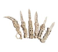 DAWCBVJQ Puzzles en Bois - Modèle en Bois pour La Décoration De La Maison,6 Pièces Puzzles Artisanaux Plateau De Jeu | pour Chambre École À La Maison Maternelle Salle De Classe Anniversaire Noël