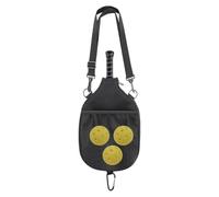 DAWCBVJQ Sac à bandoulière pour raquette de tennis - Étanche - Avec fermeture éclair - Pour sport, voyage, fitness, entraîneur, joueur débutant