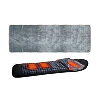 DAWCBVJQ Tapis Chauffant Sac De Couchage Camping - 3 Temperatures Reglables Couverture Chauffante 5 Zones | Couverture Chauffante De Camping | pour Temps Froid Canapé Maison Tente Randonnée