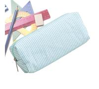 DAWCBVJQ Trousses,Trousse De Rangement Grande Capacité pour Fournitures Scolaires - Pochette Zippée pour Pinceaux Maquillage Et Stylos,Salle de Classe Bureau Scolaire Art Vacances