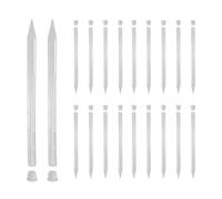 DAWCBVJQ Tubes Aération Racines 20 Pièces - Aérateur Sol Petits Pots 25 cm - Pic Anti-Arrosage Excessif pour Pelouse Jardin Extérieur Intérieur Légumes