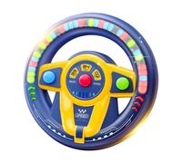 DAWCBVJQ Volant Jouet Enfant avec Volant de Conduite Lumineux et Musical | Volant de Simulation d'Intérieur et d'Extérieur pour