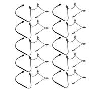 Daweglop 10 x Câble d'alimentation modulaire IDE de 4 pour Rm1000X Rm550X 650X 750X 850X Câble 6 4 IDE