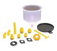Daweglop 15 PièCes/Ensemble Kit D'Entonnoir de Remplissage de Liquide de Refroidissement de Radiateur de Voiture Outil de SystèMe de Refroidissement Anti-DéVersement