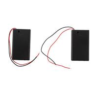 Daweglop 2 boîtiers porte-batterie 3 x AAA 4,5 fils avec interrupteur marche/arrêt, couvercle
