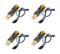 Daweglop 4X FT232 FT232BL FT232RL Câble de décharge USB 2.0 A TTL Module adaptateur série pont pour Suport Win10 5V 3.3V