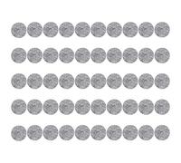 Daweglop 50Pcs Ronde Table Chaise Patte de Meuble Feutre Tapis Gris