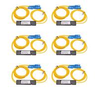Daweglop 6 x Ftth 1 x 2 PLC Séparateur optique à fibre optique monomode coupleur optique