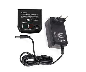 Daweglop Chargeur de Batterie pour Black-Decker 10.8V 14.4V 20V LBXR20 LB20 LBX20 LBX4020 Perceuse éLectrique Outil de Tournevis, Prise UE