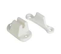 Daweglop Kit de Retenue de Porte en de T ArrêT de Porte de Retenue Loquet de Verrouillage pour RV Caravane Camping-Car Support de Retenue de Porte de Bateau Blanc